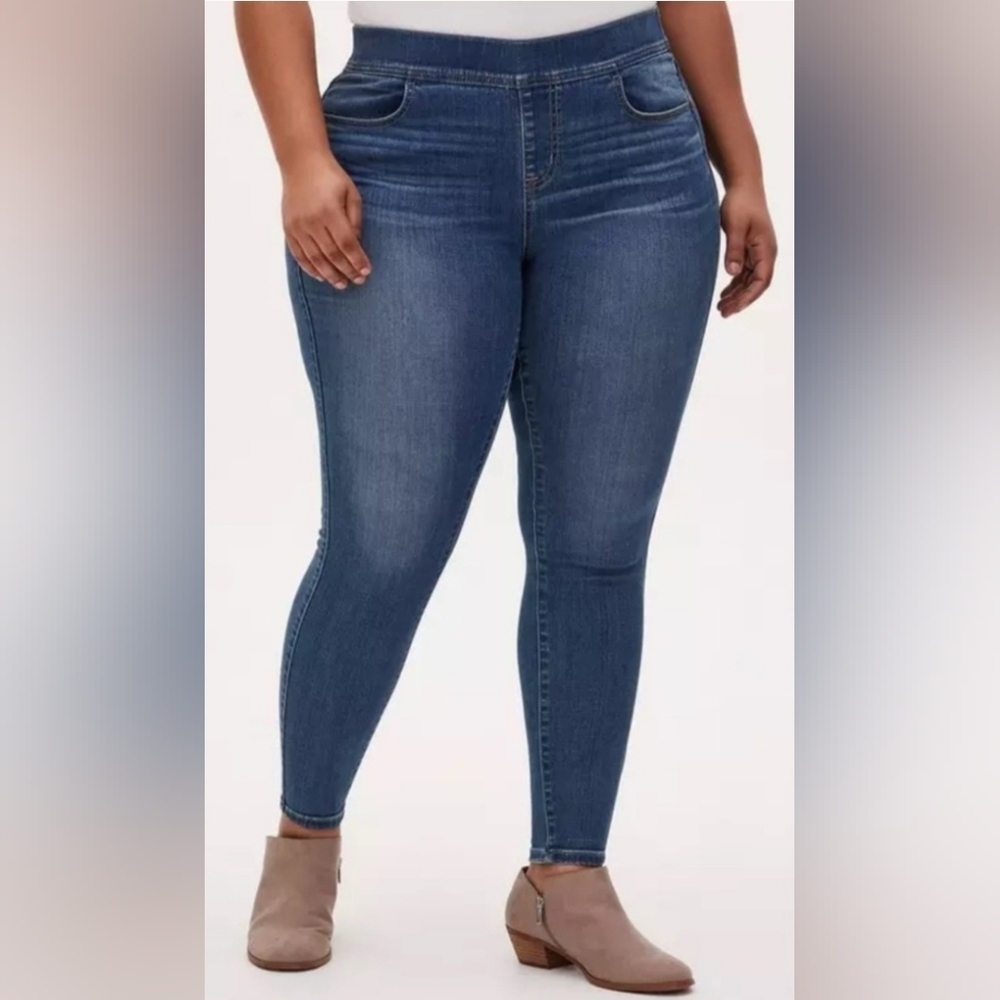 Torrid Lean Jean High Rise No Zipper Skinny Jean